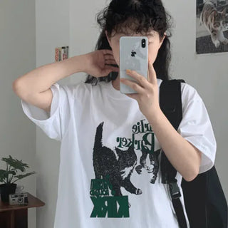 Dilly Cat short-sleeve t-shirt