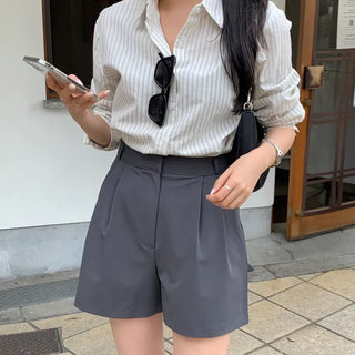 Kitsch Loose Fit Multi-Stripe Shirt