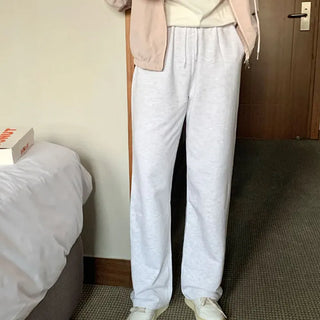 Comfortable Elastic Waist Wide Long Pants Training Pants