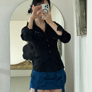 Silk Slim Snap BL Shirt