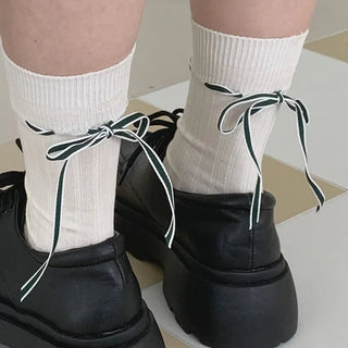 ribbon tape socks