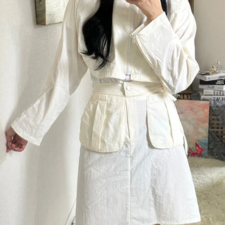 Cozy Pocket Belt Skirt