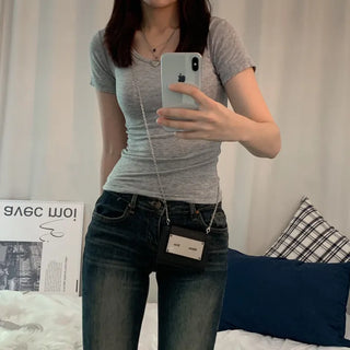 [Cooling/Slim Fit] Summer Everyday Round Basic Inner Short Sleeve T-shirt (10 colors)