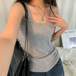 [Slim Fit/Soft~] Long Layered Sleeveless Top (3 colors)