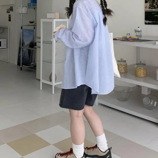 Lint-striped summer shirt