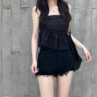 Lovely Frill Tube Top