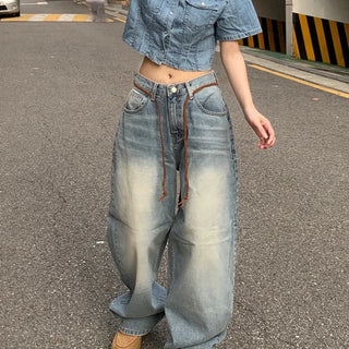 Grayish washed denim