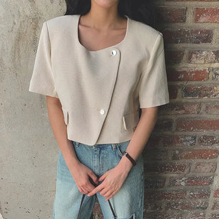 Eepers Linen Short Sleeve Jacket