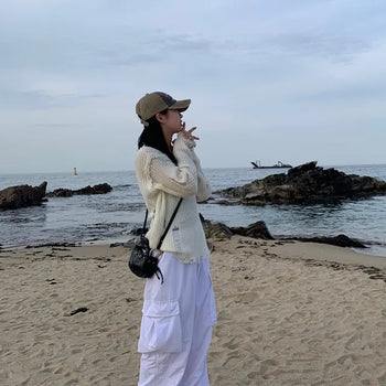 Nylon Pocket Cargo Pants