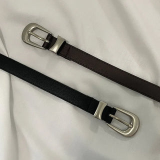 Basic leather belt