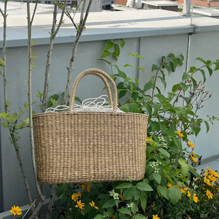 Nature rattan bag