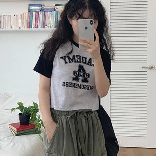 Aka Crop Raglan T-shirt