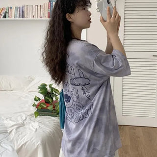 [UNISEX] Tie-dye Bear Short Sleeve