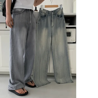 Miren Hoodle Summer Denim Wide Pants