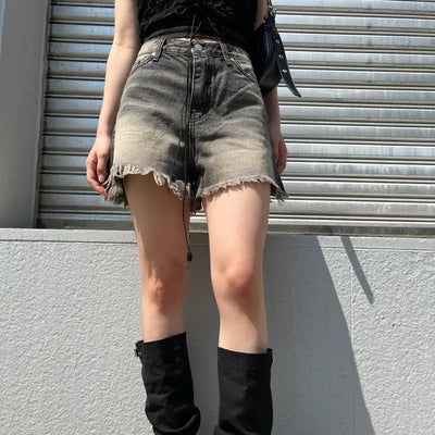 Sand Denim Shorts (2 colors)