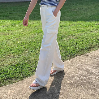 Basic Cotton Cargo Pants