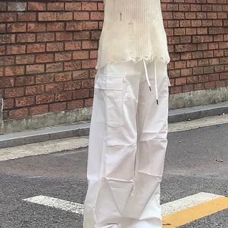 Pintuck Point Cargo Pants