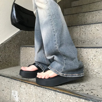 Platform flip-flops slippers