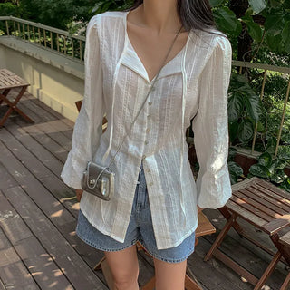 Mayo Cotton Blouse