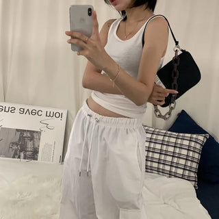 [Trapezius Cover/Slim Fit/6 Colors] Daily Basic Plain Cotton Round Sleeveless Top