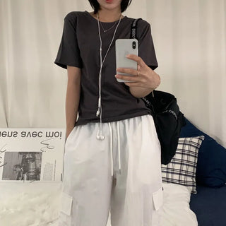 [11 Colors/Basic Item/Guaranteed Fit] Latte Cotton Basic Short Sleeve Inner Layering Tee