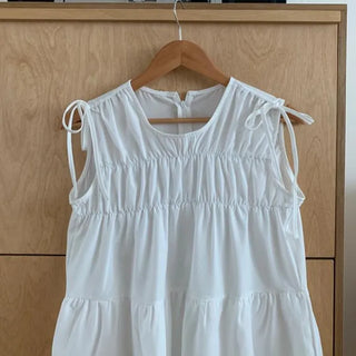 Heim shoulder strap dress