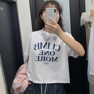 One More Crop Short Sleeve Tee