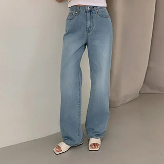 Chera Light Washed Denim Pants