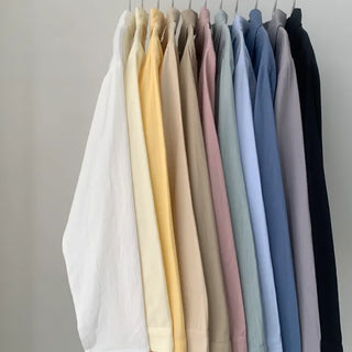 WITH Standard Fit Basic Cotton Shirt