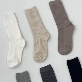 Personal Ribbed Basic Socks