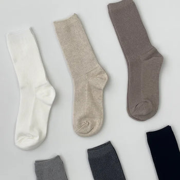 Personal Ribbed Basic Socks