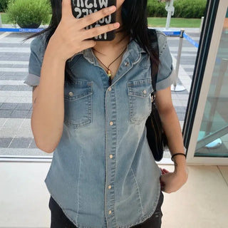 Western short-sleeve shirt
