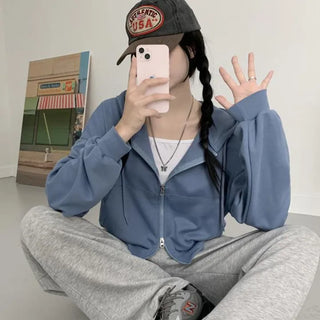 Garnet 2-way Zip-up Hoodie
