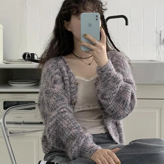 Chiben two-button cardigan