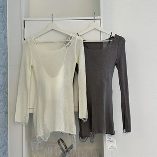 High-Quality Version  Damaged Knit Inner Set