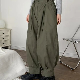 With Crooked Balloon Pants