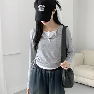 Forty Double Shirred T-shirt