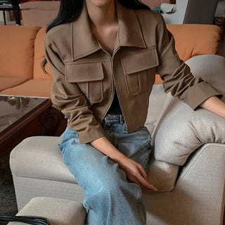 Vintage pocket blouson jumper