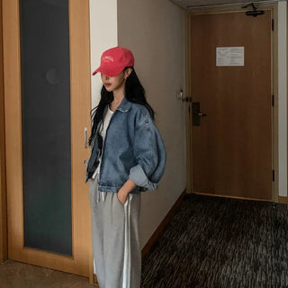 Raglan denim jacket