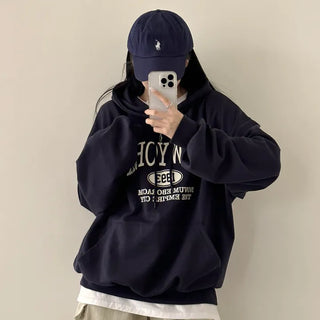 A Protective Instinct, 1993 New York Lettering Boxy Hoodie