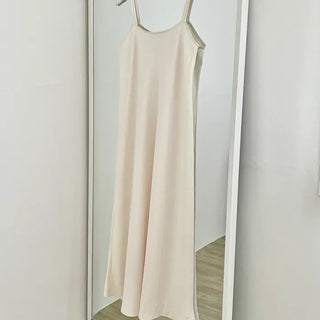 Champagne satin dress