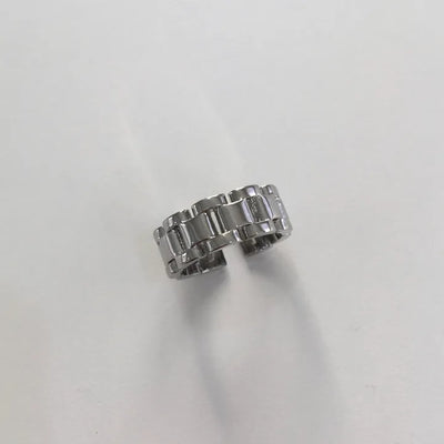 Bold Chain Ring Surgical Silver Ring Bold Ring