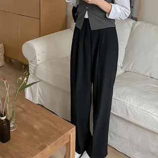 Toms Pintuck Long Wide Slacks
