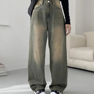 Hyper denim washed pants