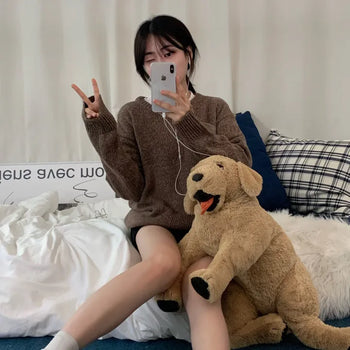 [Autumn ver.] Brownie Basic Round Oversized Knit (5 colors)