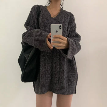 [Heartthrob] Love Me Cable Knit Midi Long Dress (3 colors)