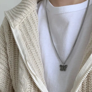 [UNISEX] Chocho Butterfly Necklace