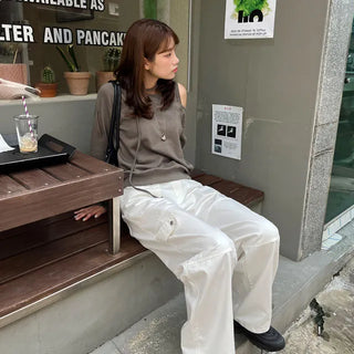 Zipper Cotton Jogger Two-way Pants 3 Colors