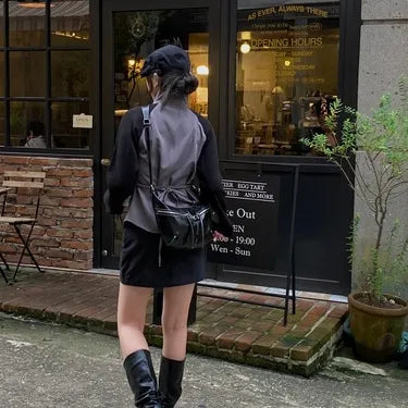 Shirred Mid-calf Boots