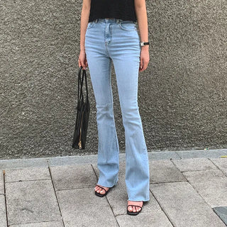 E.T. hip pads bootcut denim